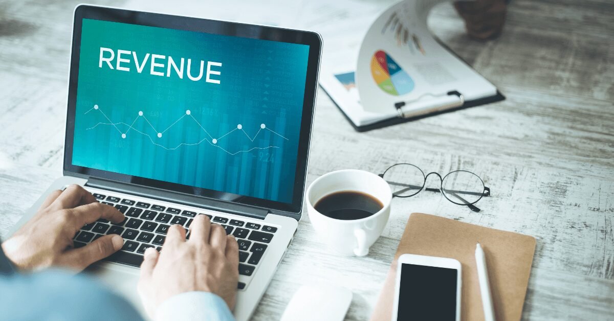 RCM Revenue Cycle Management A Guide software dashboard showing revenue analytics for healthcare providers less Claims Get Denied