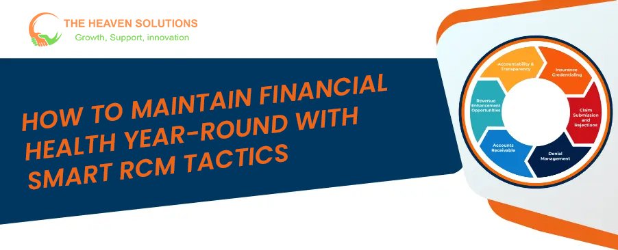 Circular RCM framework with denial management and credentialing tactics
